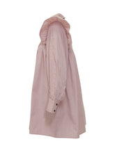 GANNI - Mini Frill Dress - Pink - LIDIASHOPPING® - Official Website