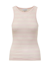 GANNI - Canotta in Cotone Morbido - Rosa | Lidia Shopping ® | Official Website