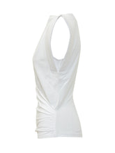 ISABEL MARANT - Maisan Draped Top - White - LIDIASHOPPING® - Official Website