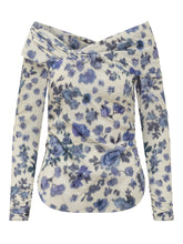 ISABEL MARANT - Danka Floral Printed Top - Blue - LIDIASHOPPING® - Official Website