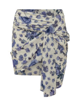 ISABEL MARANT - Ovia Draped Mini Skirt - Blue | Lidia Shopping ® | Official Website