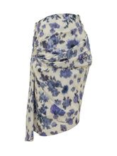 ISABEL MARANT - Minigonna Drappeggiata Ovia - Blu - LIDIASHOPPING® - Official Website