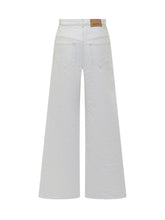 ISABEL MARANT - High-Waist Wide-Leg Pants - White - LIDIASHOPPING® - Official Website