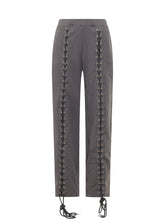 ROTATE - Front Laced Jogger Pants - Grey - LIDIASHOPPING® - Official Website