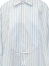 J.W. ANDERSON - Abito Camicia Side Knot con Motivo a Righe - Bianco - LIDIASHOPPING® - Official Website