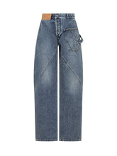 J.W. ANDERSON - Jeans Workwear Twisted - Blu - LIDIASHOPPING® - Official Website