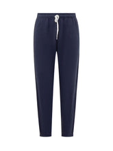 POLO RALPH LAUREN - Pantaloni Jogger In Maglia - Blu - LIDIASHOPPING® - Official Website