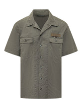DOLCE & GABBANA - Short Sleeve Shirt with Pockets - Green - LIDIASHOPPING® - Official Website