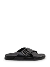 DOLCE & GABBANA - Sandalo con Fasce Incrociate - Nero | Lidia Shopping ® | Official Website