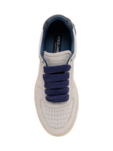 DOLCE & GABBANA - Low-Top Nappa Sneakers with Side Logo - White - LIDIASHOPPING® - Official Website