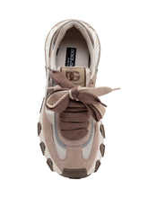 DOLCE & GABBANA - Sneaker Bassa con Inserti e Maxi Logo Laterale - Marrone | Lidia Shopping | Official Website
