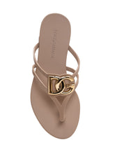 DOLCE & GABBANA - Rubber Beachwear Sandal - Beige - LIDIASHOPPING® - Official Website