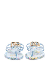 DOLCE & GABBANA - Flip Flops with T Strap - Blue - LIDIASHOPPING® - Official Website