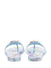 DOLCE & GABBANA - Infradito con Struttura a T - Blu - LIDIASHOPPING® - Official Website