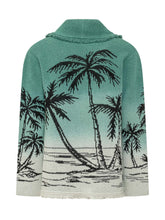 ALANUI - Palm Motif Knit Cardigan - Green - LIDIASHOPPING® - Official Website