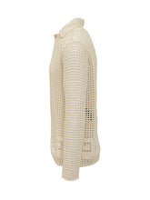 ALANUI - Open Knit Cardigan Shirt - White - LIDIASHOPPING® - Official Website