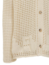 ALANUI - Open Knit Cardigan Shirt - White - LIDIASHOPPING® - Official Website