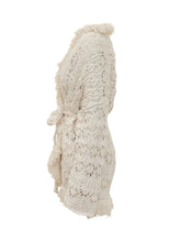 ALANUI - Lagoon Romance Cardigan with Belt and Openwork Knit - Beige - LIDIASHOPPING® - Official Website