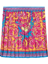 VERSACE KIDS - Gonna Plissé con Stampa Barocca - Multicolore - LIDIASHOPPING® - Official Website