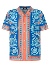 VERSACE KIDS - Printed Informal Shirt - Blue - LIDIASHOPPING® - Official Website