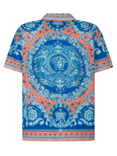 VERSACE KIDS - Printed Informal Shirt - Blue - LIDIASHOPPING® - Official Website