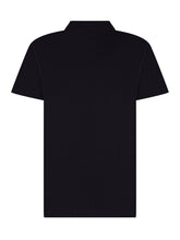 VERSACE KIDS - Polo in Piquet con Colletto e Ricamo Logo - Nero | Lidia Shopping | Official Website