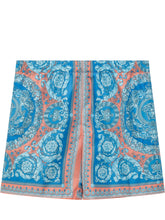 VERSACE KIDS - Printed Nylon Swim Shorts - Blue - LIDIASHOPPING® - Official Website