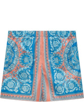VERSACE KIDS - Printed Nylon Swim Shorts - Blue - LIDIASHOPPING® - Official Website