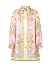 VERSACE KIDS - Abito Camicia con Stampa Barocca - Multicolore - LIDIASHOPPING® - Official Website