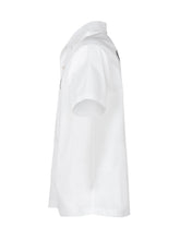 VERSACE KIDS - Informal Shirt with Collar and Logo Pocket - White - LIDIASHOPPING® - Official Website