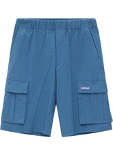 VERSACE KIDS - Cargo Shorts - Blue - LIDIASHOPPING® - Official Website