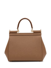 DOLCE & GABBANA - Sicily Handbag - Brown - LIDIASHOPPING® - Official Website