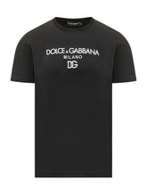DOLCE & GABBANA ESSENTIAL - T-Shirt Girocollo - Nero | Lidia Shopping ® | Official Website