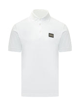 DOLCE & GABBANA ESSENTIAL - Polo con Bottoni e Logo - Bianco - LIDIASHOPPING® - Official Website