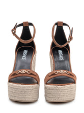 VERSACE - Wedge Espadrilles - Brown - LIDIASHOPPING® - Official Website