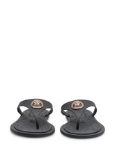 VERSACE - Medusa Detail Flip-Flops - Black - LIDIASHOPPING® - Official Website