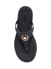 VERSACE - Medusa Detail Flip-Flops - Black - LIDIASHOPPING® - Official Website
