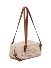 VERSACE - Borsa Bowling Versace Tag - Beige - LIDIASHOPPING® - Official Website