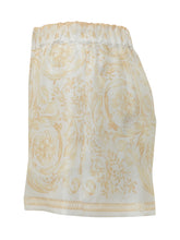VERSACE - Shorts in Twill di Seta - Bianco | Lidia Shopping | Official Website