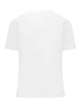 VERSACE - Jersey T-Shirt With Decorative Embellishments - White - LIDIASHOPPING® - Official Website