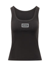VERSACE - Tank Top in Jersey - Nero | Lidia Shopping | Official Website