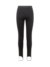 VERSACE - Leggings Naline In Jersey Con Staffa - Nero | Lidia Shopping | Official Website