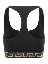 VERSACE - Bra con Fascia Decorata - Nero - LIDIASHOPPING® - Official Website