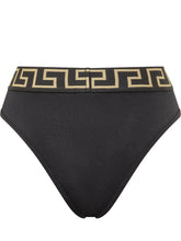 VERSACE - High Waist Stretch Briefs - Black - LIDIASHOPPING® - Official Website