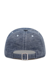 MARNI - Denim Baseball Cap With Embroidery - Blue - LIDIASHOPPING® - Official Website