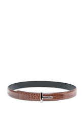 TOM FORD - Cintura Shiny 30 mm - Marrone - LIDIASHOPPING® - Official Website