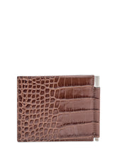 TOM FORD - Portafoglio Clip Exotic Line - Marrone - LIDIASHOPPING® - Official Website