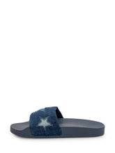 STELLA MCCARTNEY KIDS - Sandali Slide in Denim - Blu - LIDIASHOPPING® - Official Website