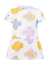 STELLA MCCARTNEY KIDS - Jersey Dress with Fish Print - Multicolor - LIDIASHOPPING® - Official Website
