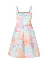STELLA MCCARTNEY KIDS - Smocked Dress with Straps and Tiered Skirt - Beige - LIDIASHOPPING® - Official Website